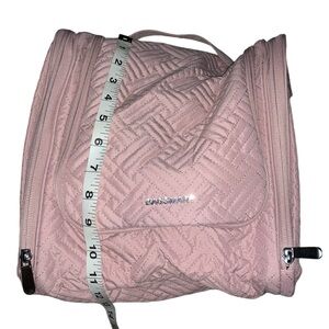Bagsmart pink makeup toiletry travel bag